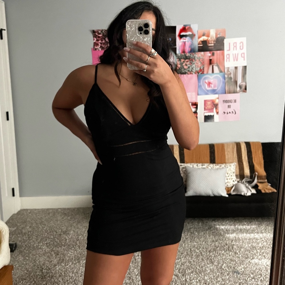 Lulus Black Mini Dress